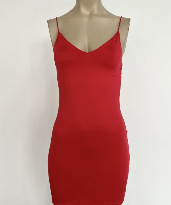 Alternative view of 367/M-VESTIDO MICROFIBRA BRETEL COLA DE RATA ESCOTE V PECHERA FORRADO