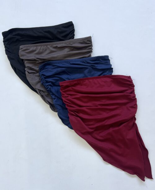 2232-TOP BANDO MODAL SOFT FRUNCE ELASTICO LATERALES Y PICO RULOTTE