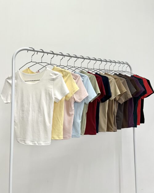 2430/4-REMERA MODAL SOFT FORRADO DELANTERO MANGA CORTA