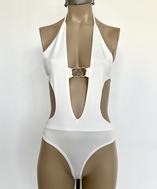 Alternative view of 6129/M-BODY MICROFIBRA FORRADO CENTRO HEBILLA OOO CON TIRA PARA ATAR CUELLO Y ESPALDA