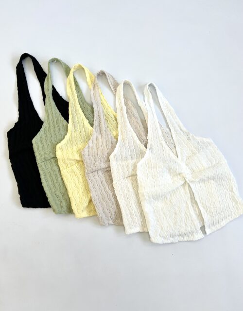 3925/CR-TOP CROCHET ONDITAS MARILYN CON NUDO