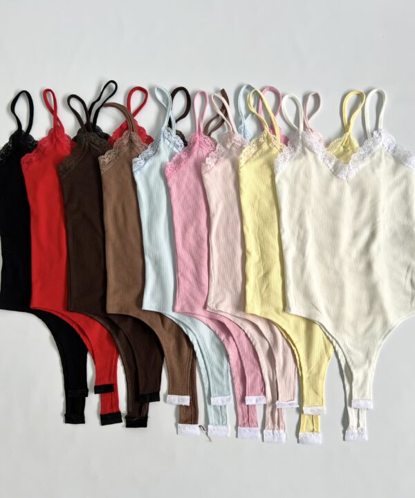 5400-BODY MORLEY FINO TIRITA PUNTILLA V CON GANCHO