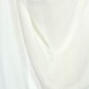 495/T-VESTIDO TUL LISO BUCHE FORRADO CON CINTURON LAZO HEBILLA ONDULADO - blanco