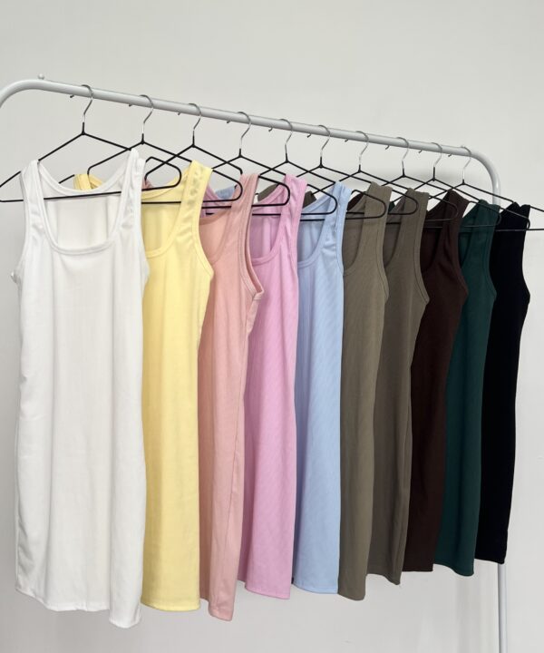 Alternative view of 418-VESTIDO MORLEY TAO ESCOTE CUADRADO CORTO