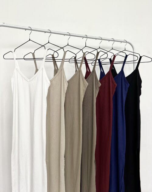 326-VESTIDO MIDI MORLEY TAO TIRITA CON TAJO