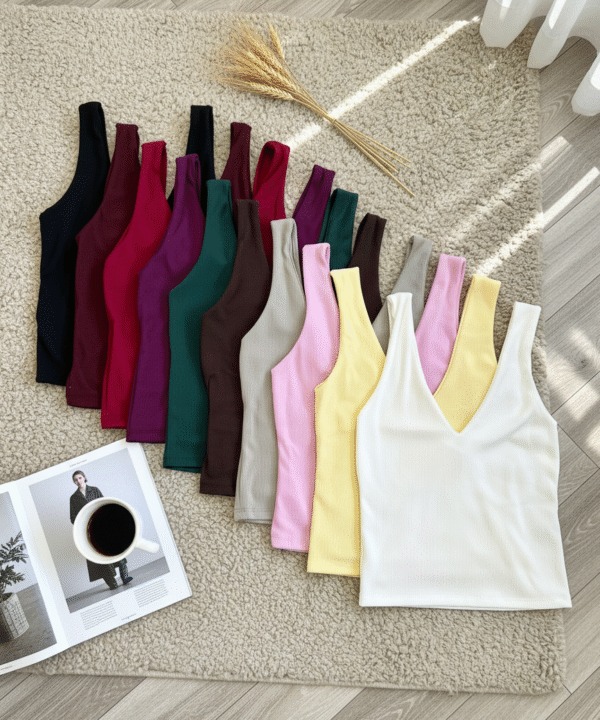 2880-MUSCULOSA MORLEY TAO ESCOTE V ESPALDA U FORRADO