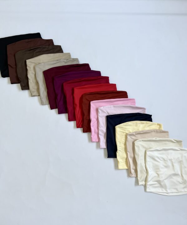 Alternative view of 8338/M-TOP STRAPLESS MICROFIBRA LARGO CON FORRO