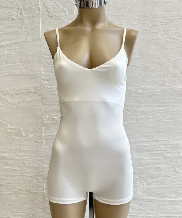 Alternative view of 207/M-CATSUIT MICROFIBRA ESCOTE V Y TIRAS FORRADO