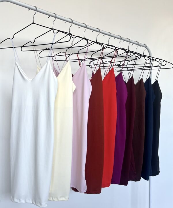 Alternative view of 367/M-VESTIDO MICROFIBRA BRETEL COLA DE RATA ESCOTE V PECHERA FORRADO