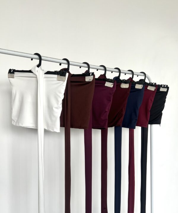 8337/M-BANDO MICROFIBRA CON LAZO CORBATA FORRADO