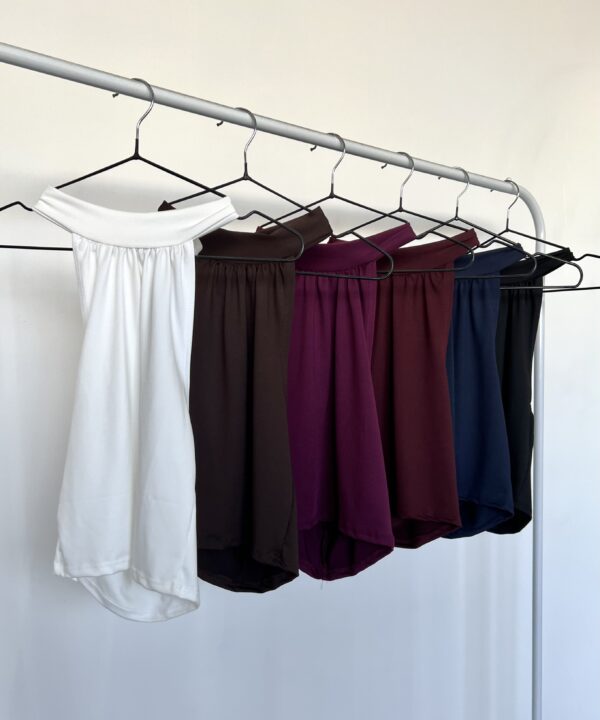 Alternative view of 1922/M-TOP MICROFIBRA AMERICANA HALTER CON CUELLO LAZO PARA ATAR ATRAS