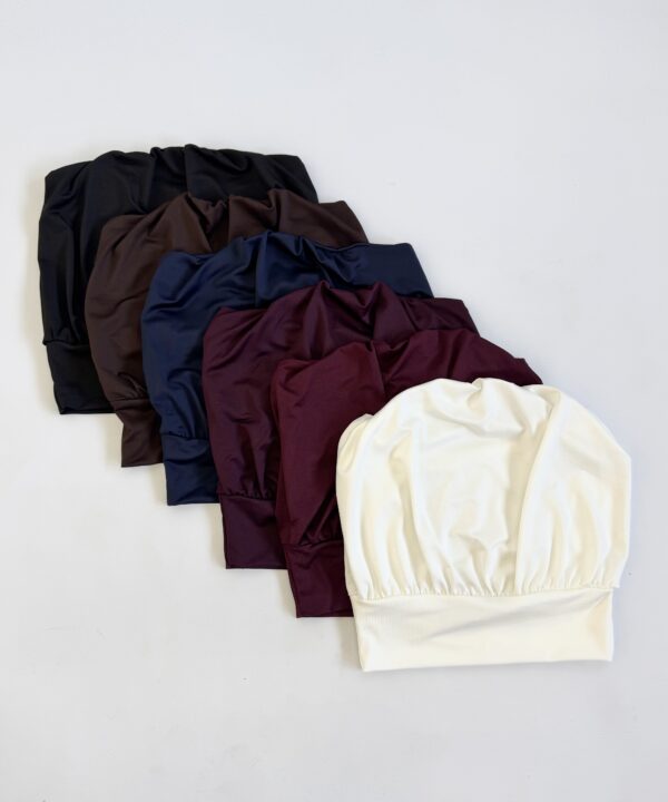 3001/M-BANDO MICROFIBRA GLOBO FRUNCE PECHO Y CINTURA ANCHA