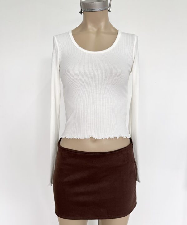 Alternative view of 5683/3-REMERA MORLEY FINO CUELLO REDONDO RULOTTE MANGA LARGA