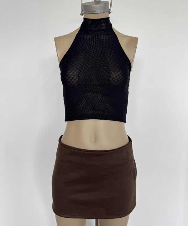 Alternative view of 1922/TS-TOP TUL STRASS AMERICANA HALTER PARA ATAR CUELLO