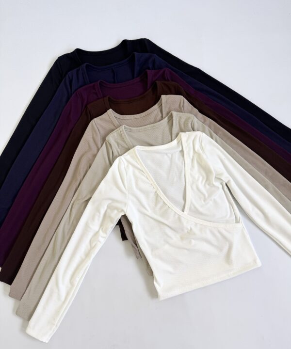 Alternative view of 1190/3-REMERA MORLEY TAO MANGA LARGA CRUCE DELANTERO DOBLE