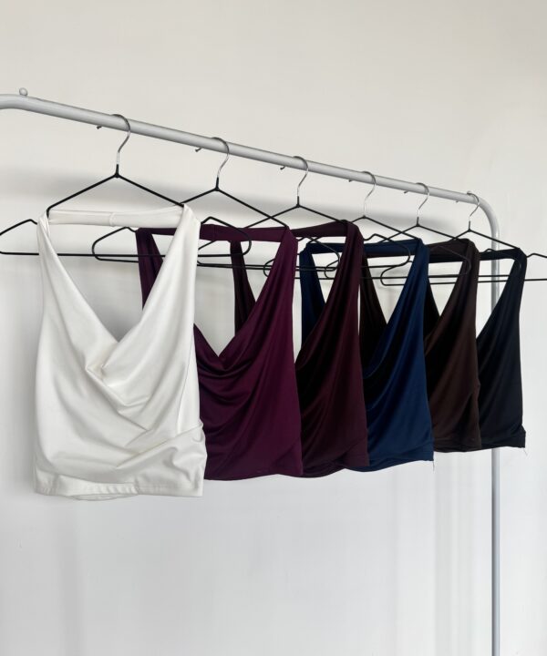 1522/M-TOP MICROFIBRA MARILYN BUCHE CAIDO CON FORRO DELANTERA