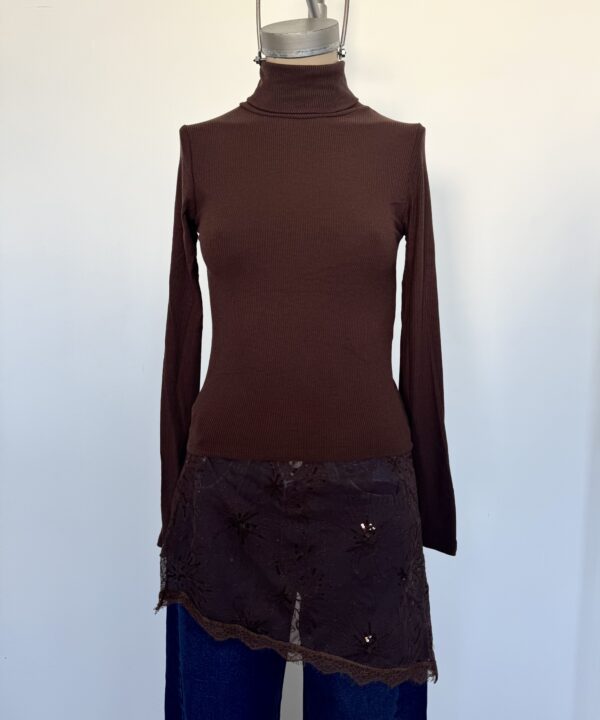 Alternative view of 2318-REMERA POLERON MORLEY FINO MANGA LARGA