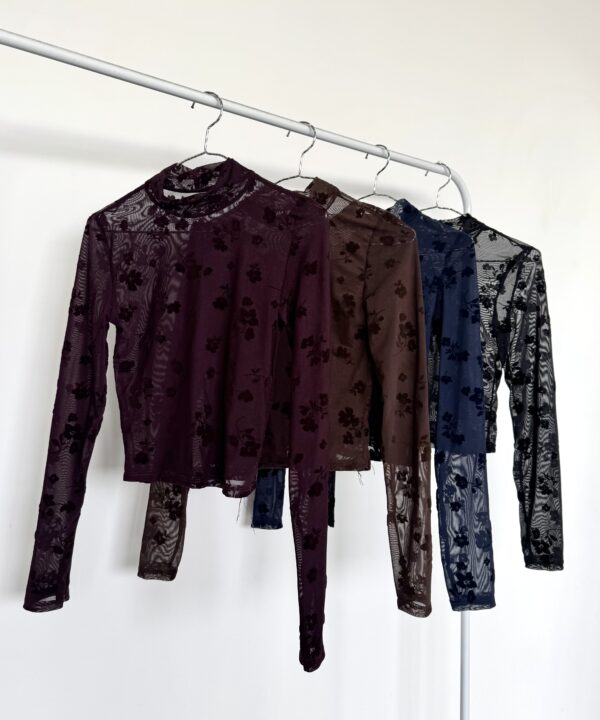 2020/TF1-REMERA TUL FLOCK HILMA FLORES MEDIA POLERA MANGA LARGA