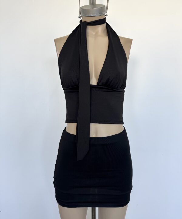 Alternative view of 3625/M-TOP MICROFIBRA MARILYN PECHERA FRUNCE CON LAZO LARGO BUFANDA