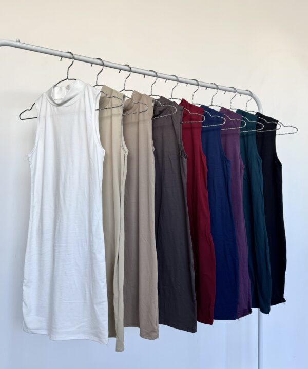 358-VESTIDO MUSCULOSA MODAL SOFT MEDIA POLERA